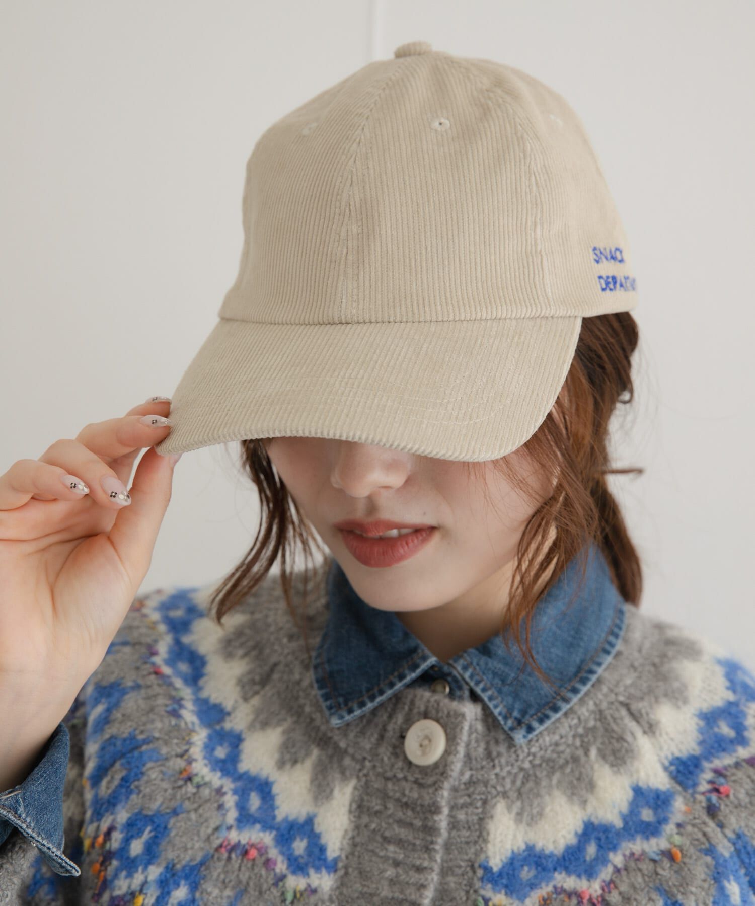 Sonny Label 「コーデュロイエンブロイダリーキャップ」|キャップ・キャスケット|