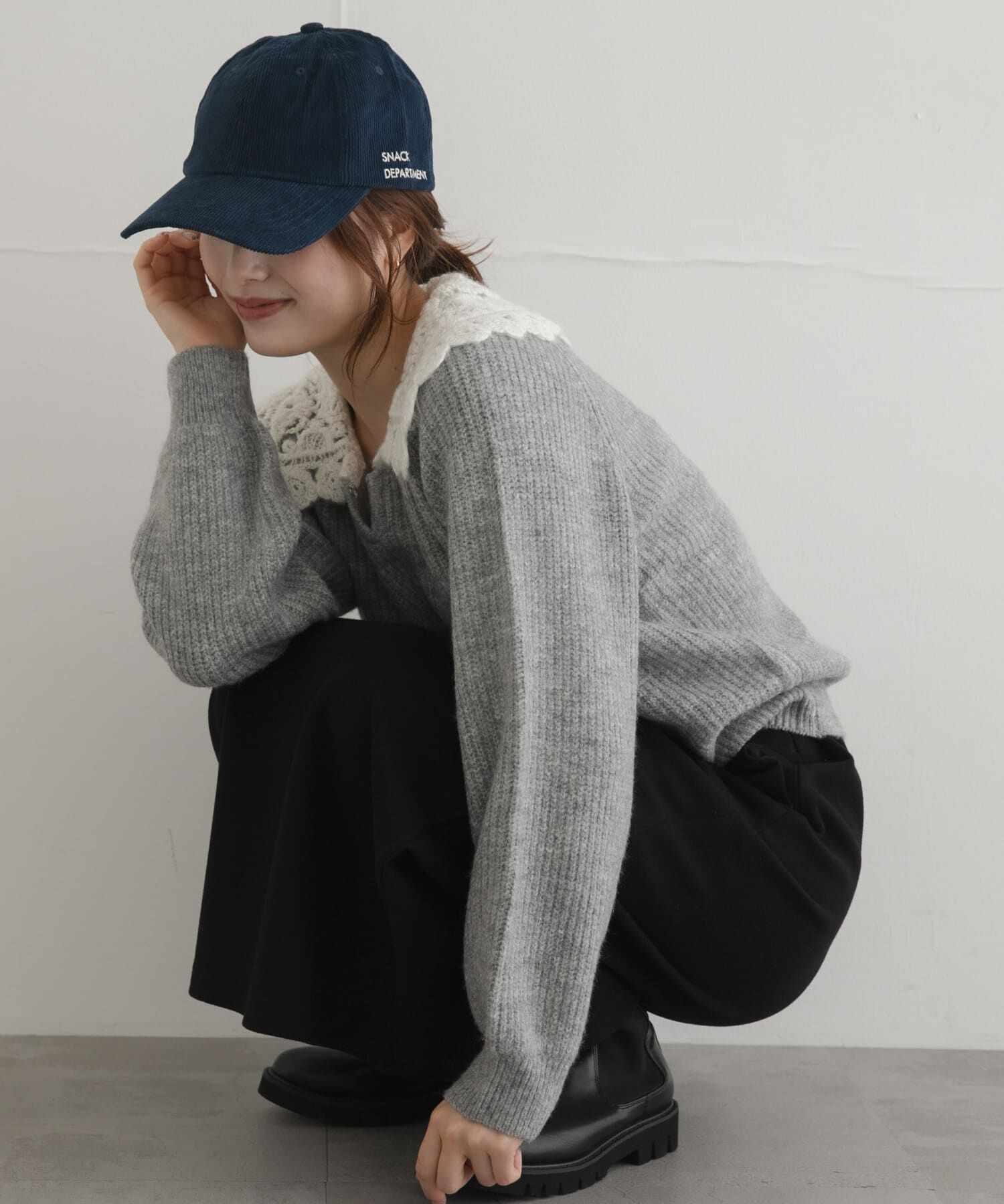 Sonny Label 「コーデュロイエンブロイダリーキャップ」|キャップ・キャスケット|