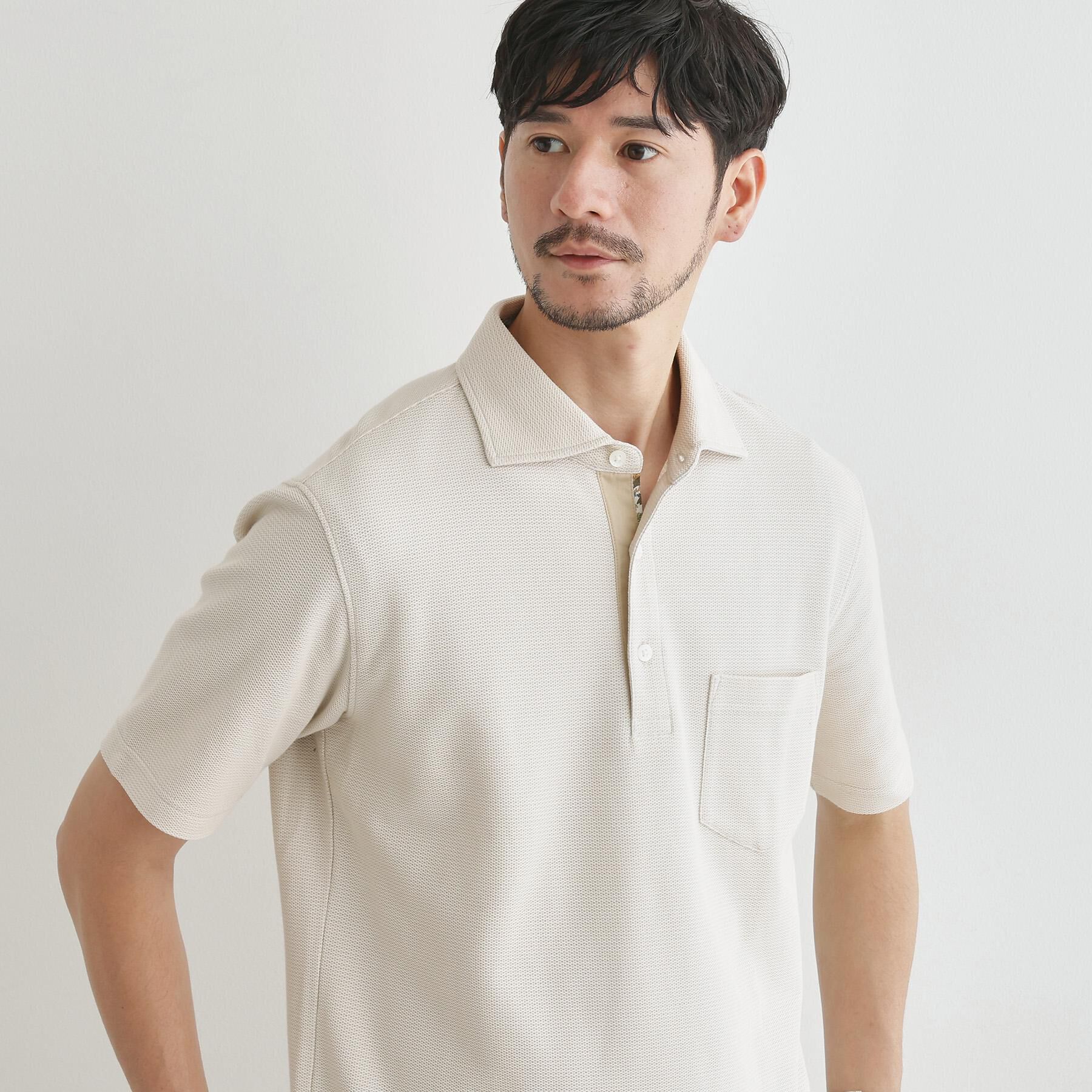 TAKEO KIKUCHI「【抗菌防臭／9色5サイズ展開】ハニカムメランジ ポロシャツ」|ポロシャツ|