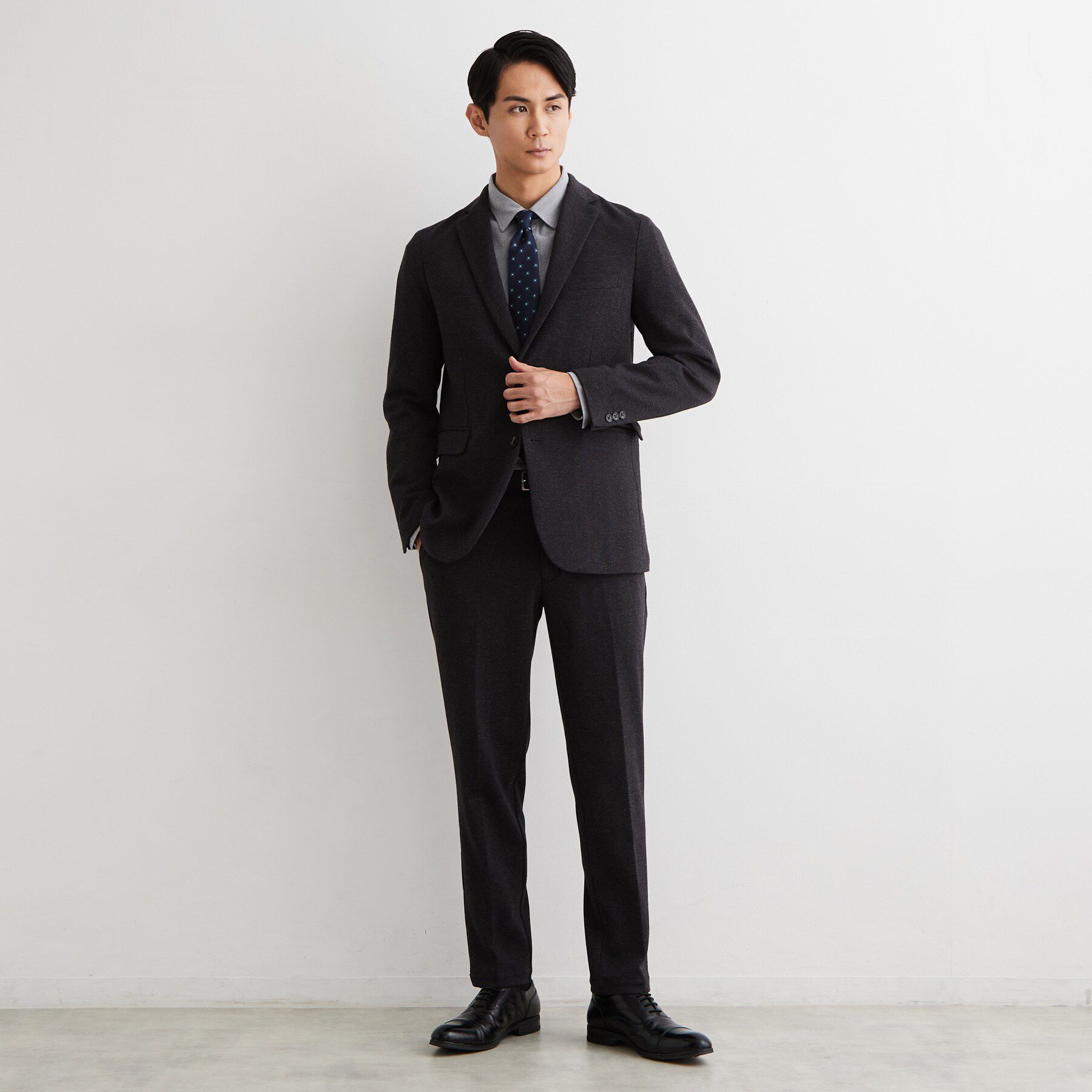THE SHOP TK「【セットアップ可】尾州ジャージ ピンヘッドスラックス」|その他|