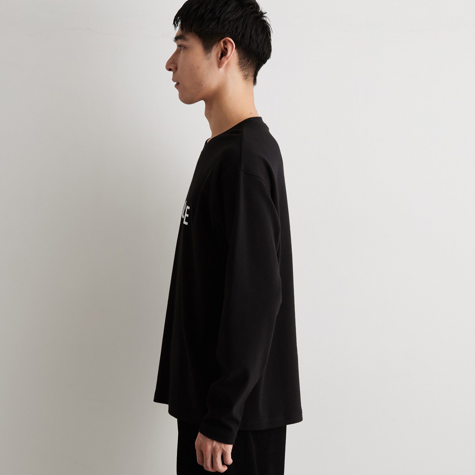 THE SHOP TK「【洗濯機OK】フロッキーロゴ 長袖Tシャツ」|Tシャツ・カットソー|