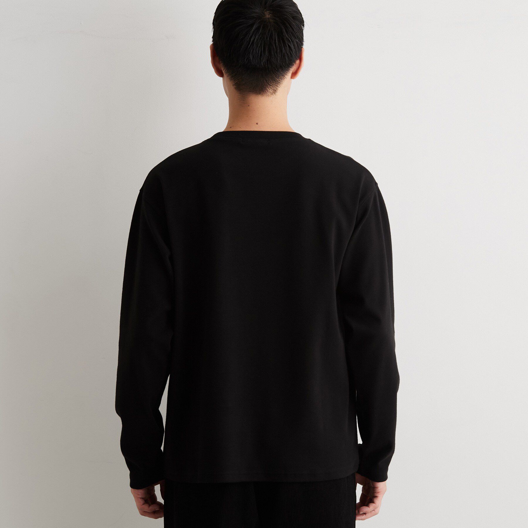 THE SHOP TK「【洗濯機OK】フロッキーロゴ 長袖Tシャツ」|Tシャツ・カットソー|