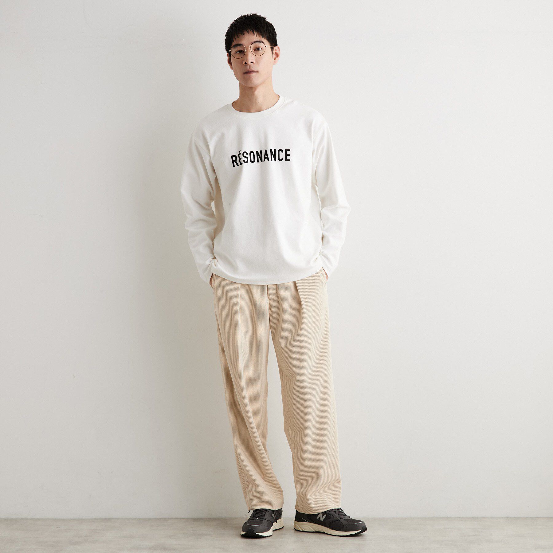 THE SHOP TK「【洗濯機OK】フロッキーロゴ 長袖Tシャツ」|Tシャツ・カットソー|