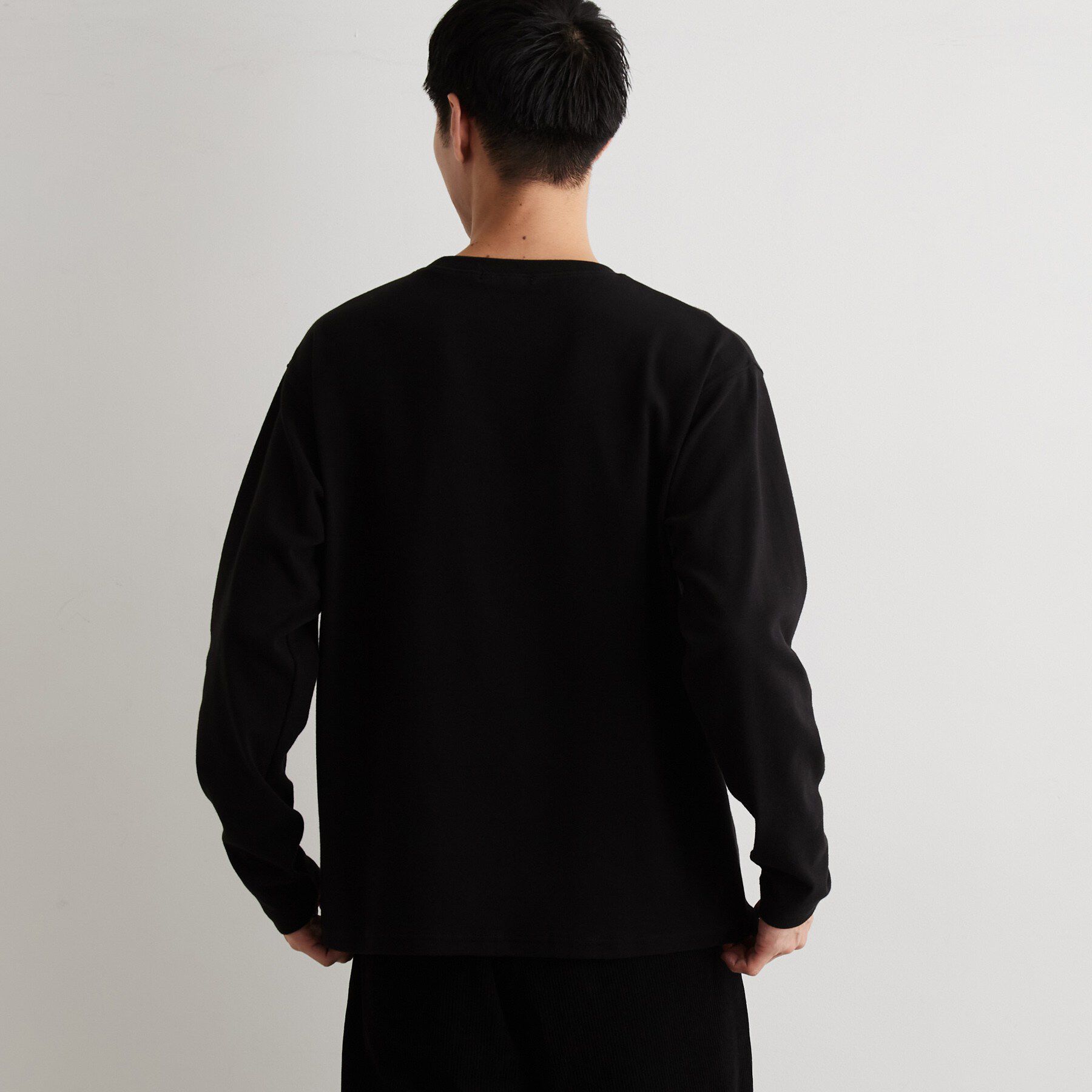 THE SHOP TK「【洗濯機OK】フロッキーロゴ 長袖Tシャツ」|Tシャツ・カットソー|