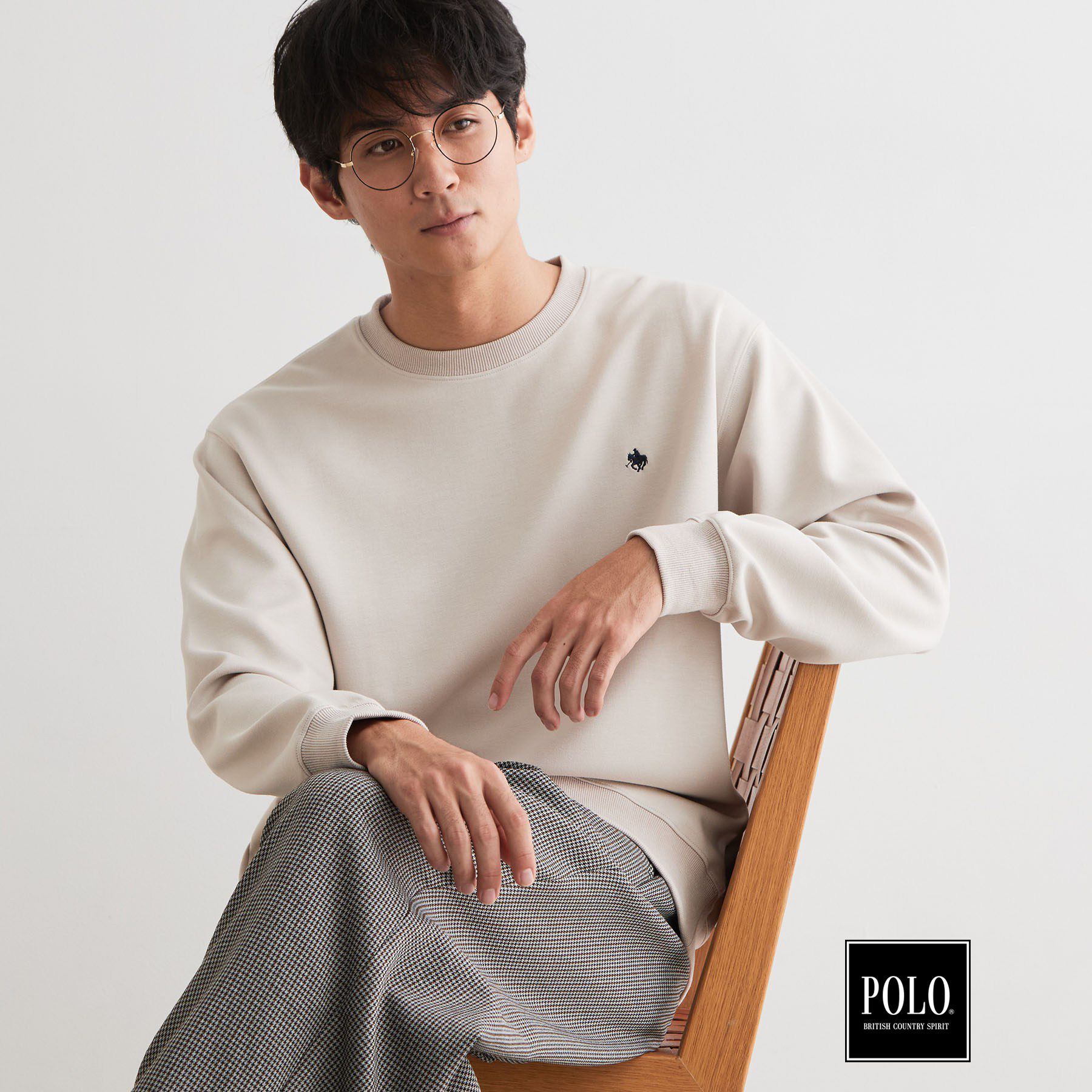 THE SHOP TK「POLO BCS ／ 別注ダンボールスウェット」|Tシャツ・カットソー|