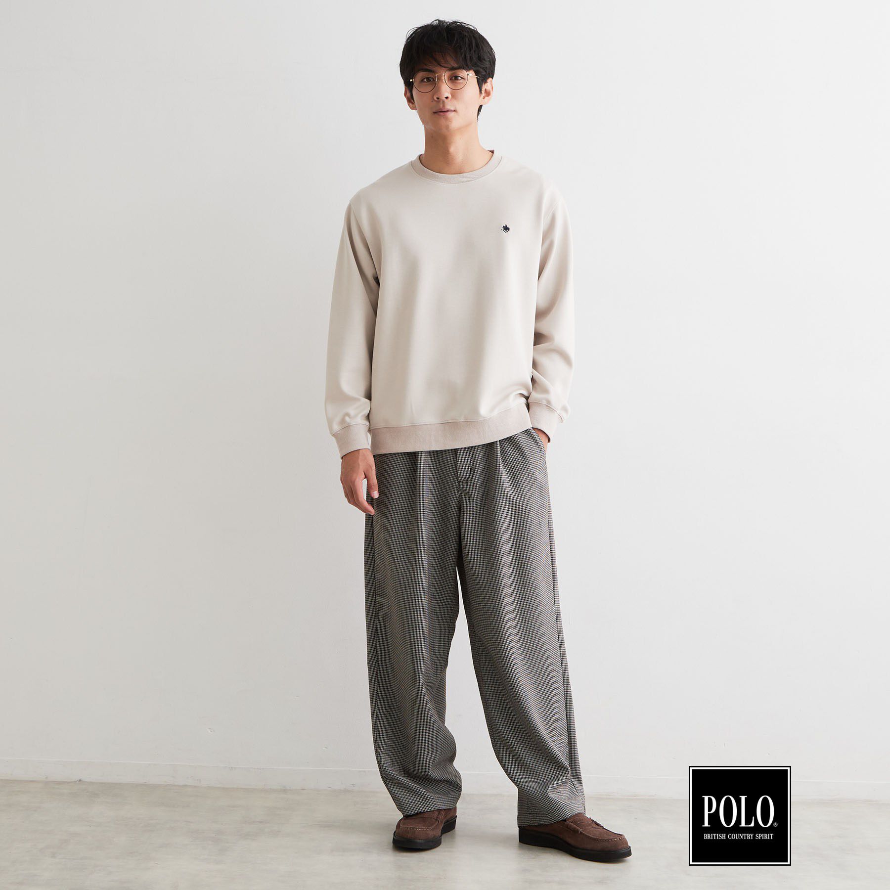 THE SHOP TK「POLO BCS ／ 別注ダンボールスウェット」|Tシャツ・カットソー|