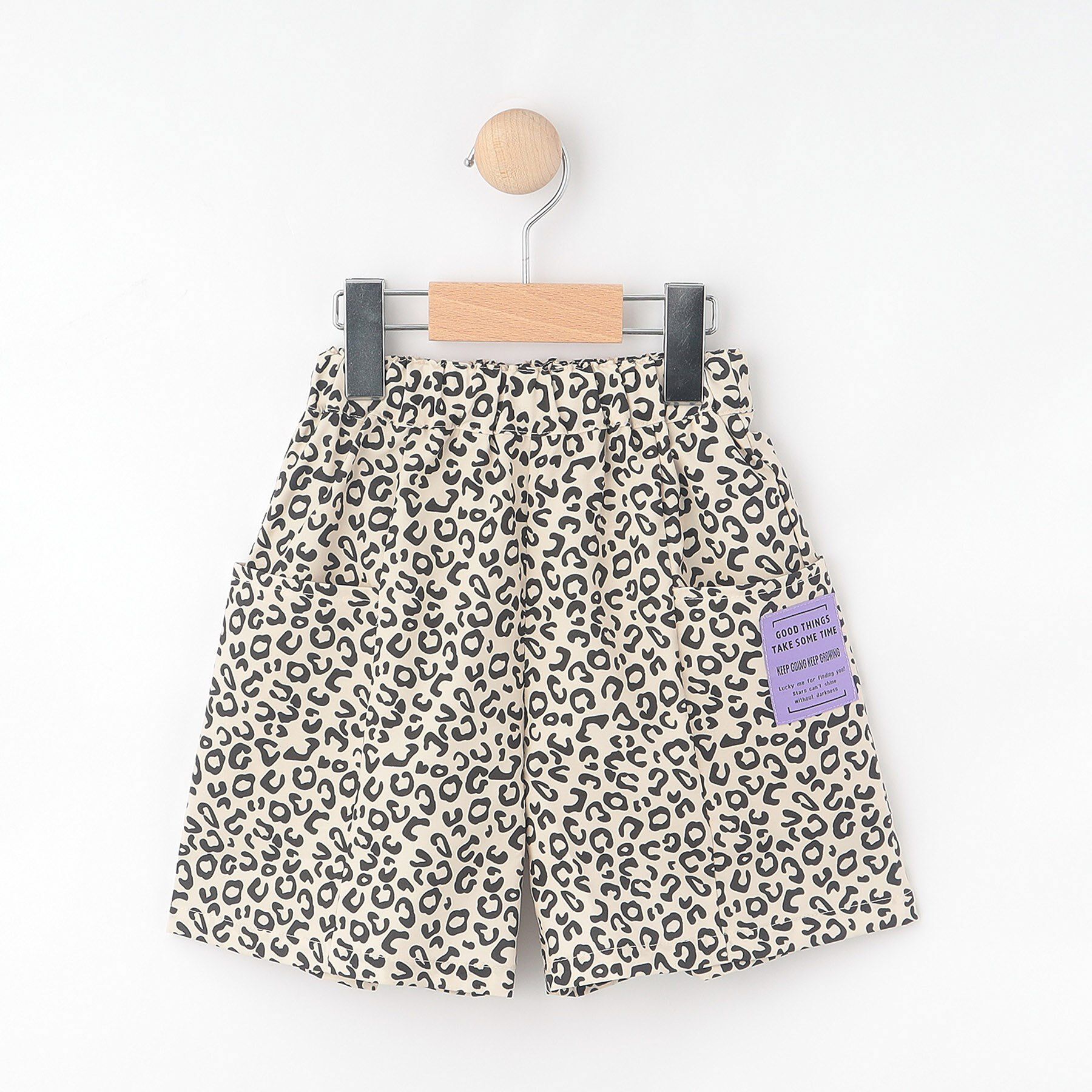 SHOO･LA･RUE「【100-150cm/撥水】サイドポケット総柄ハーフパンツ」|その他|