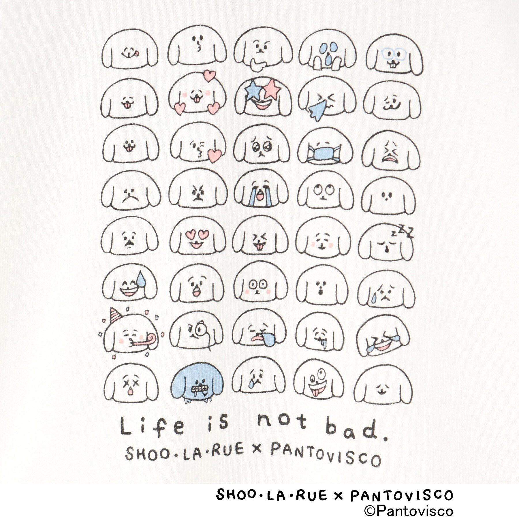 SHOO･LA･RUE「【パントビスコ／ぺろち】プリントTシャツ」|Tシャツ・カットソー|