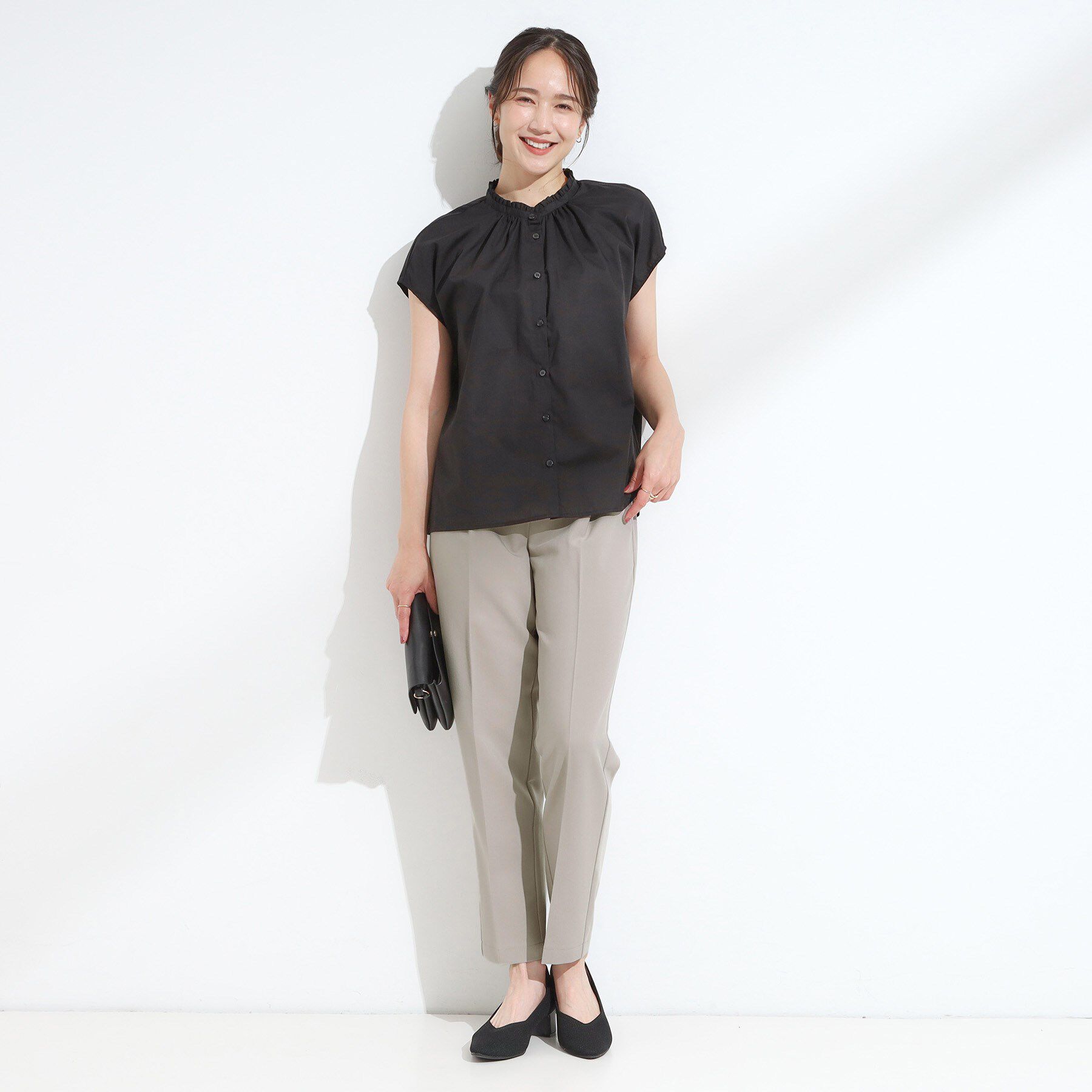 SHOO･LA･RUE「【高レビュー/SS-LL/美脚シルエット】すっきりきれい見え テーパードパンツ」|その他|