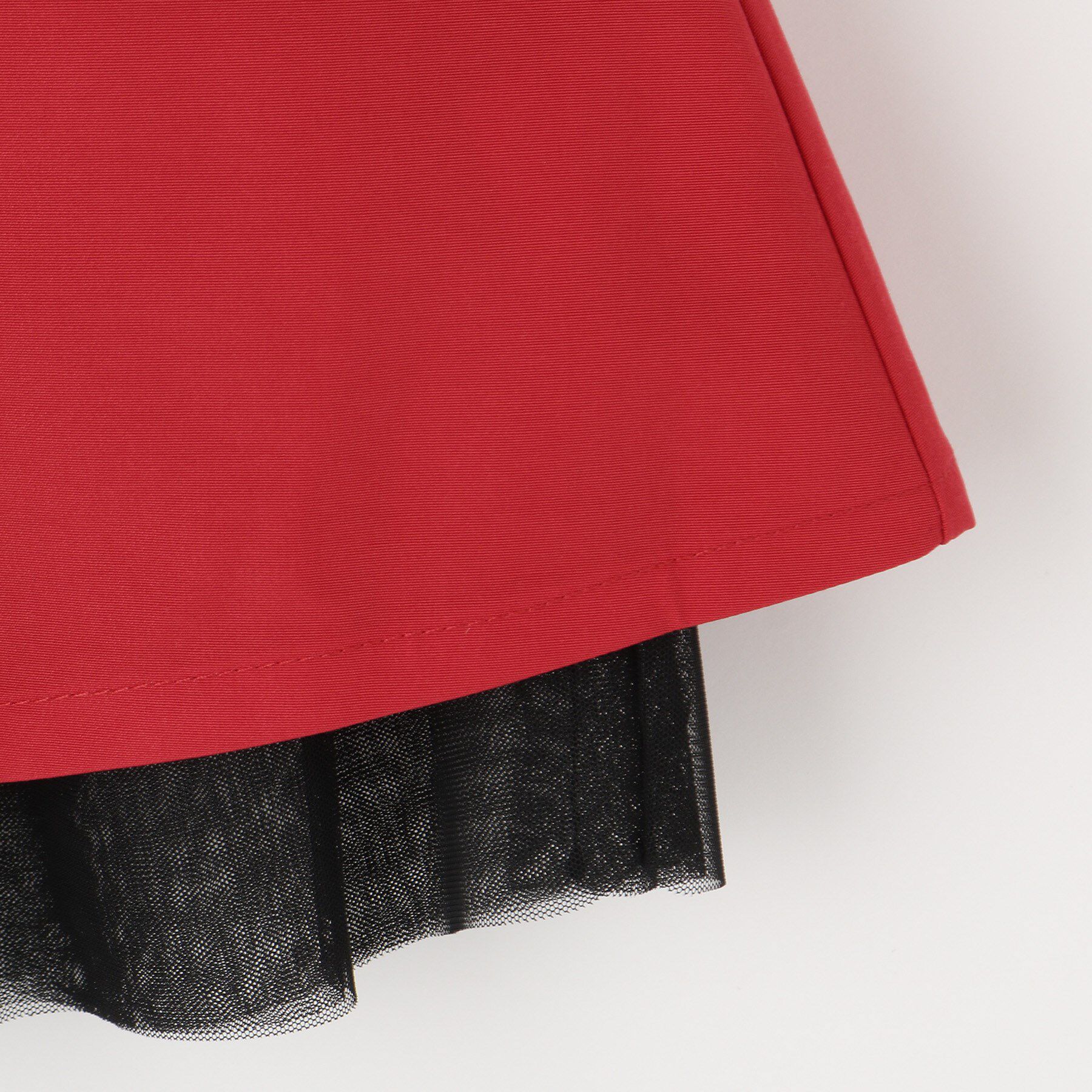 SHOO･LA･RUE「【100-150cm】リバーシブルチュールスカート」|スカート|