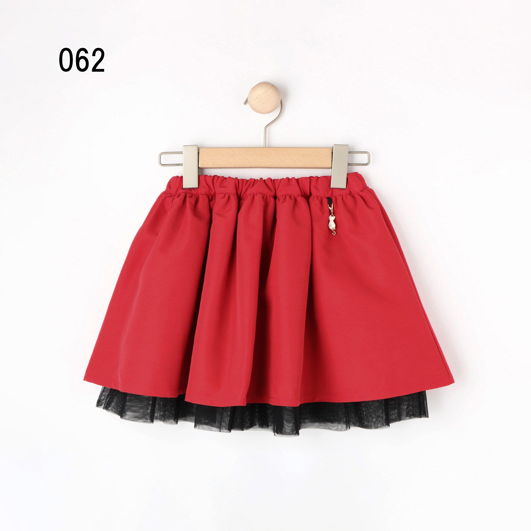 SHOO･LA･RUE「【100-150cm】リバーシブルチュールスカート」|スカート|