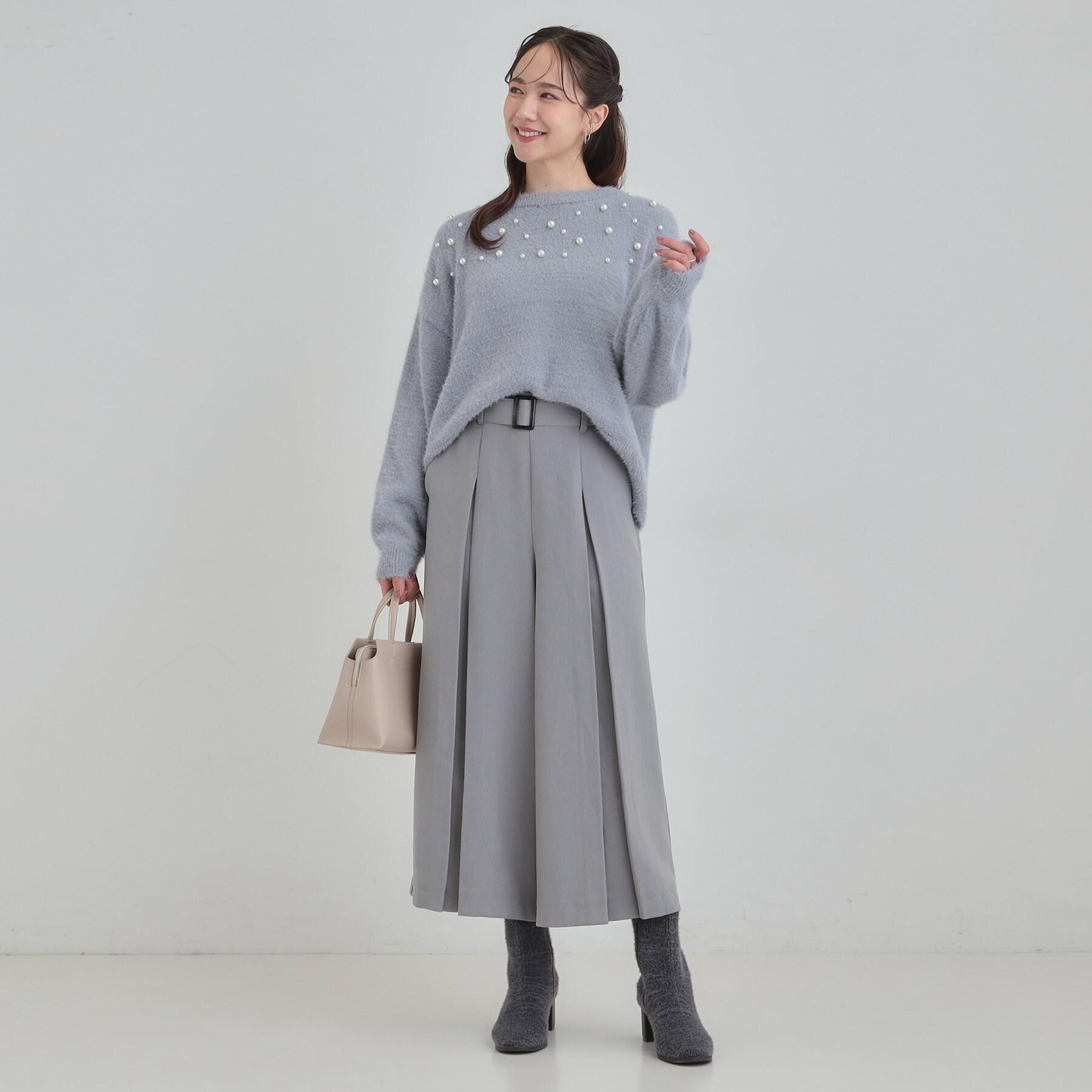 SHOO･LA･RUE「【着丈選べる/S-LL】スタイルアップが叶う ベルト付きワイドパンツ」|その他|