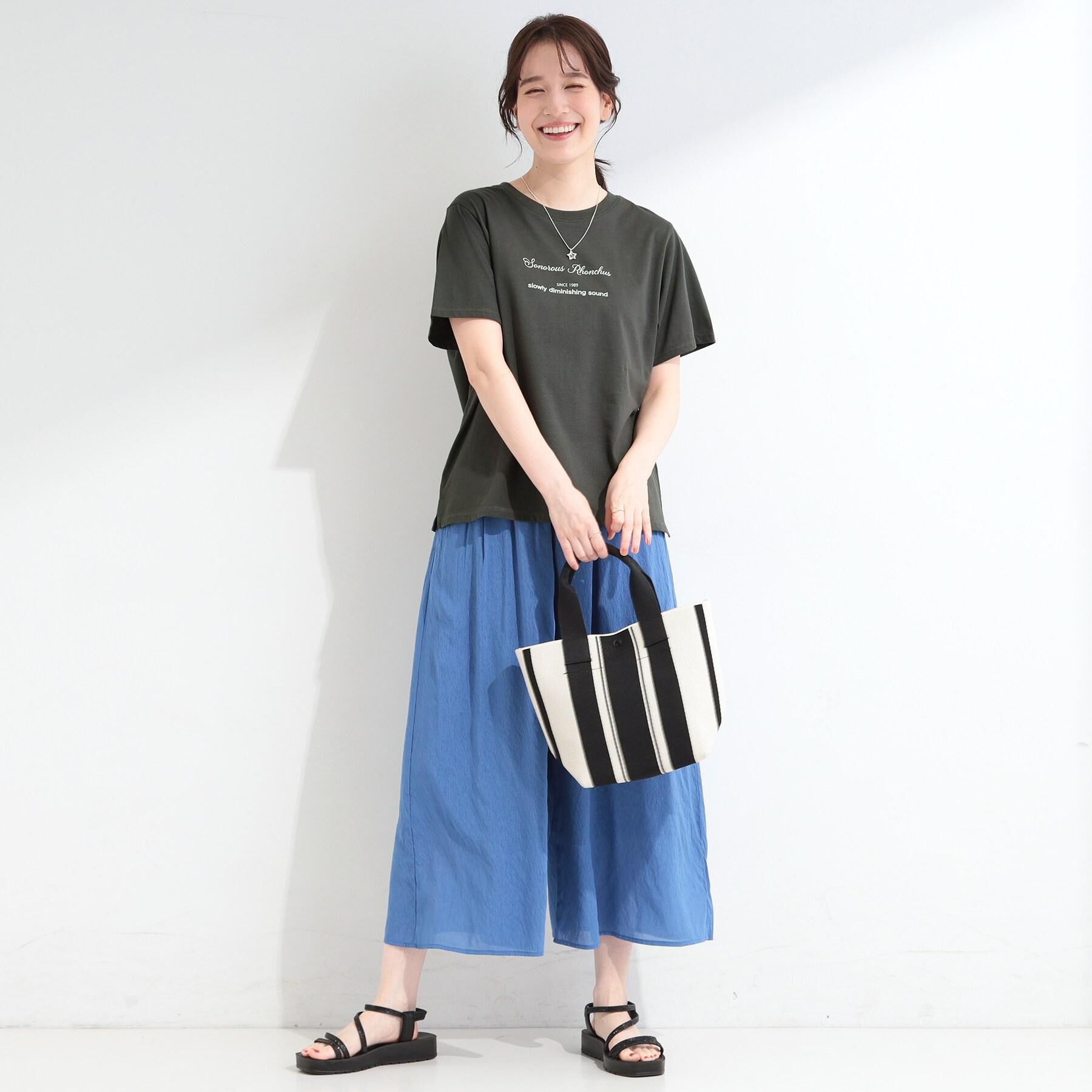 SHOO･LA･RUE「【洗濯機可】スカート見えで華やか ウエストゴムで楽ちんガウチョパンツ」|その他|