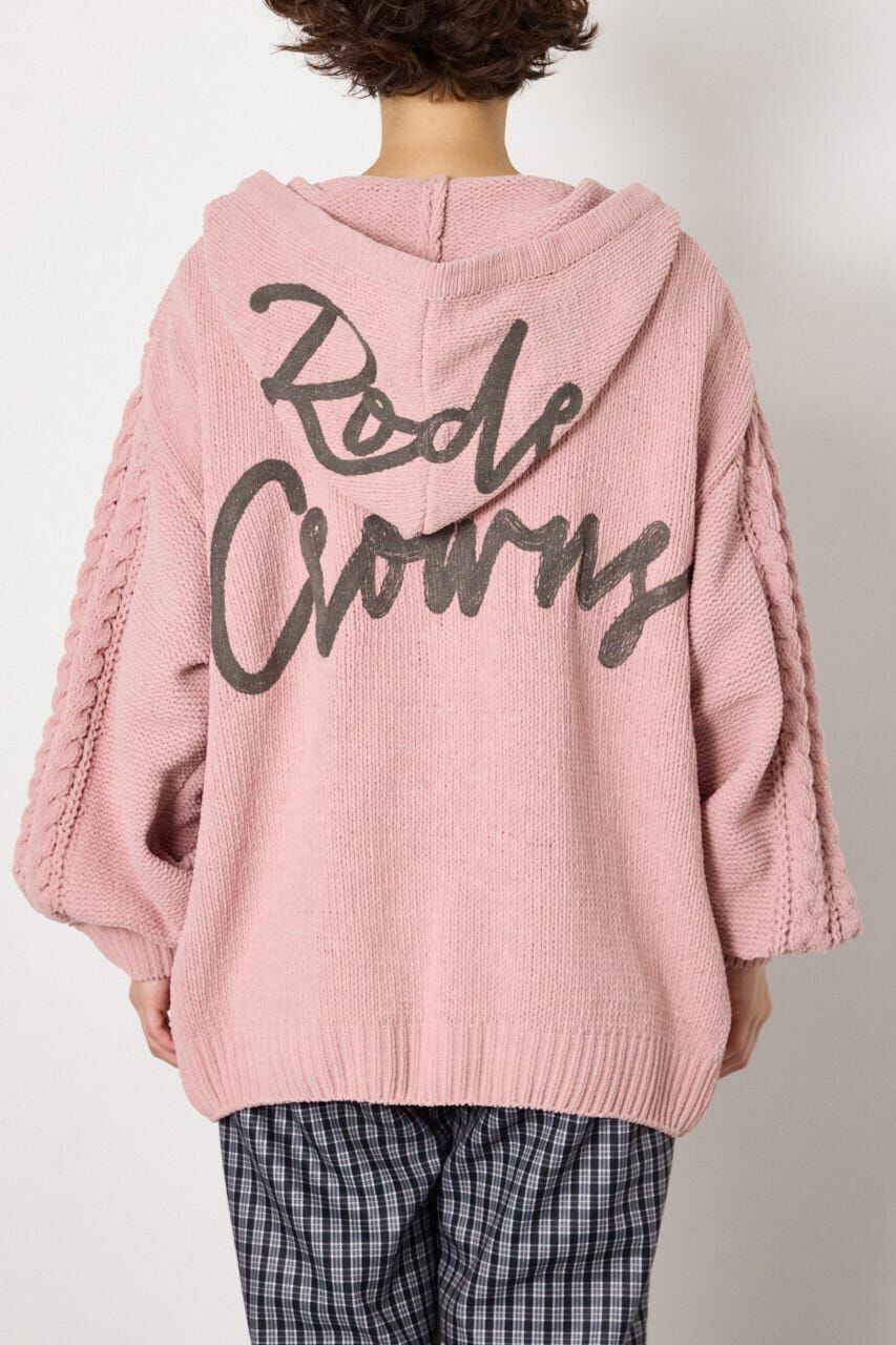 RODEO CROWNS「モールニットロゴトッパーカーディガン」|カーディガン|