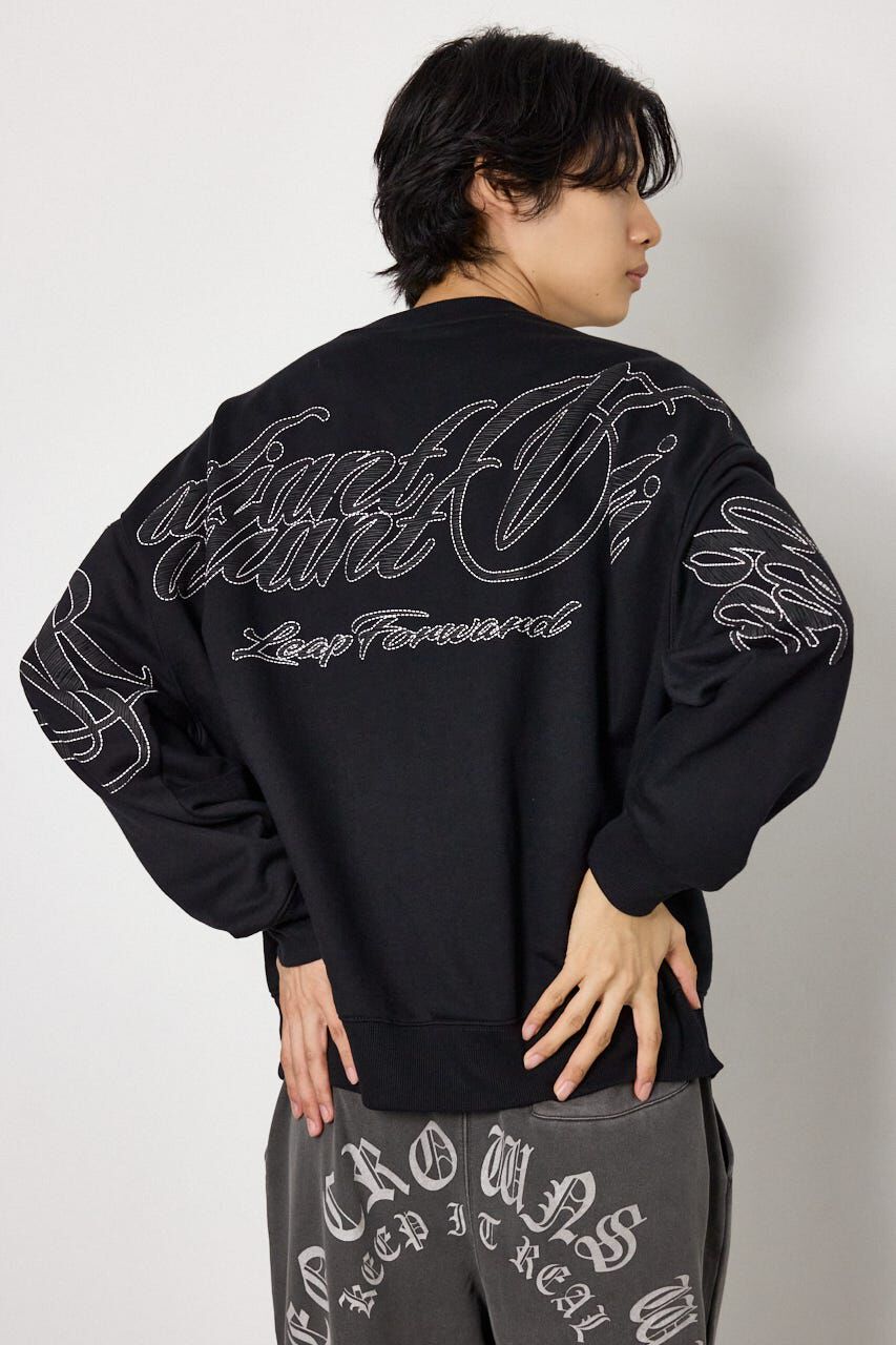 RODEO CROWNS「leather look pt スウェットトップス」|パーカー|