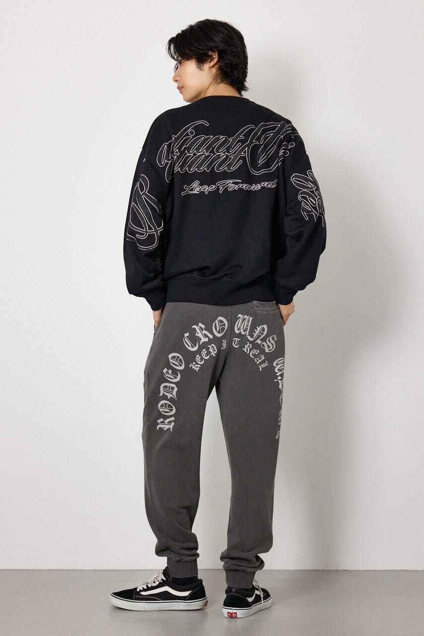 RODEO CROWNS「leather look pt スウェットトップス」|パーカー|