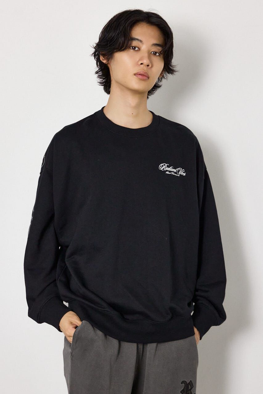 RODEO CROWNS「leather look pt スウェットトップス」|パーカー|