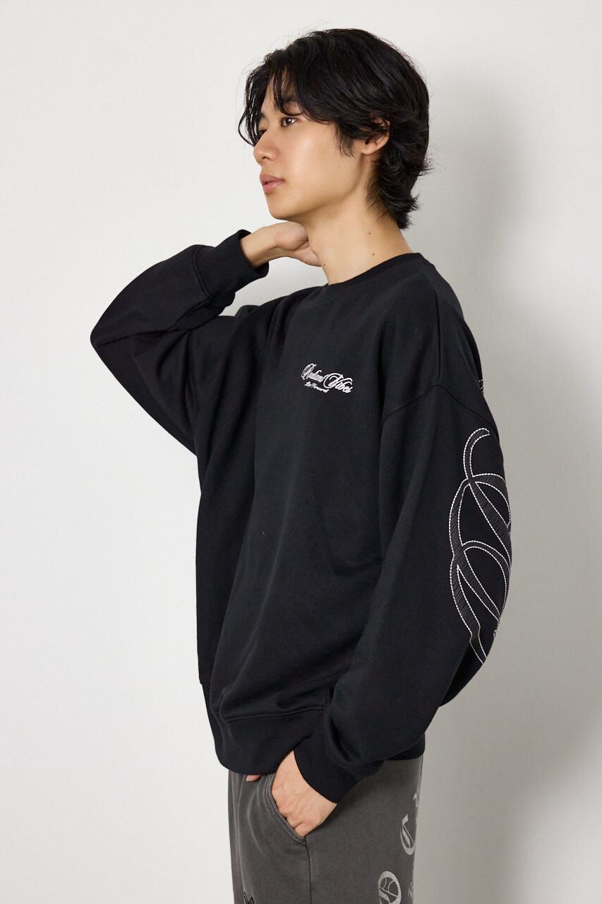 RODEO CROWNS「leather look pt スウェットトップス」|パーカー|