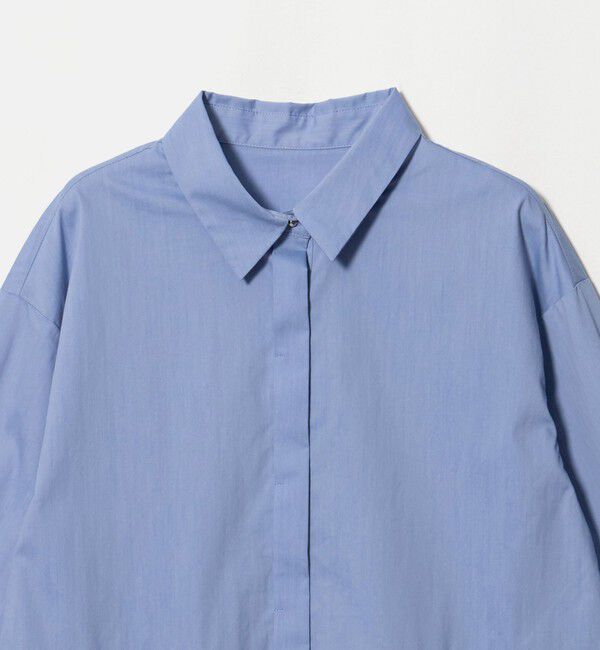UNITED ARROWS green label relaxing「袖レース ペプラム シャツ」|シャツ・ブラウス|