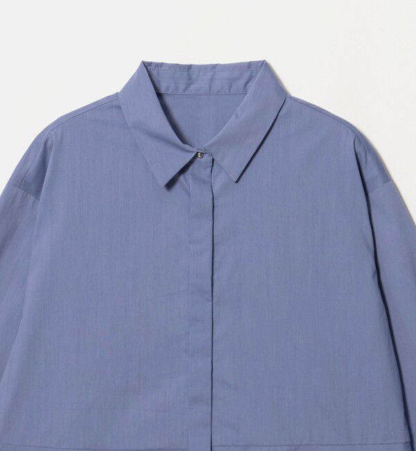UNITED ARROWS green label relaxing「袖レース ペプラム シャツ」|シャツ・ブラウス|