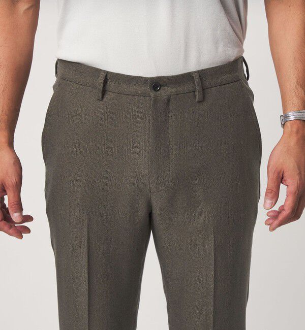 UNITED ARROWS green label relaxing「【WEB限定】JUST fit ヘリンボーン ナロー セットアップ ジャケット&パンツ」|スーツ|