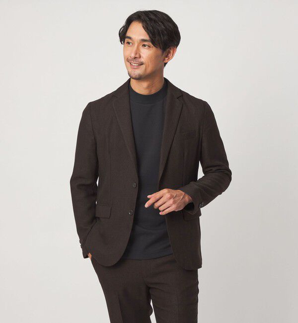 UNITED ARROWS green label relaxing「【WEB限定】JUST fit ヘリンボーン ナロー セットアップ ジャケット&パンツ」|スーツ|