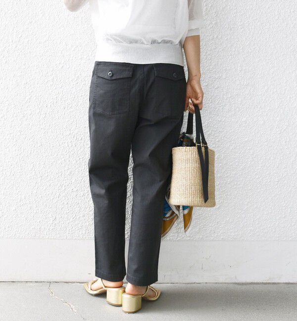 SHIPS for women「【WEB限定】ストレッチ ベーシック ベイカー パンツ」|その他|