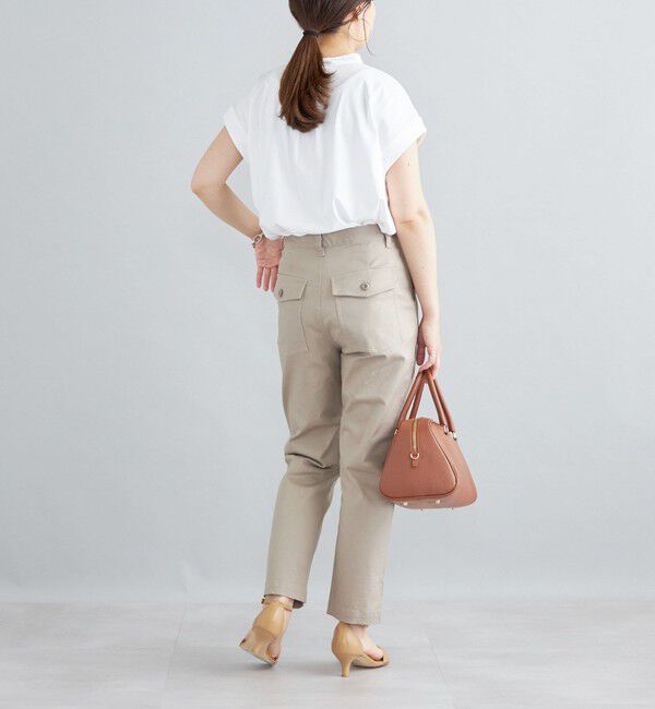 SHIPS for women「【WEB限定】ストレッチ ベーシック ベイカー パンツ」|その他|