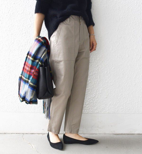 SHIPS for women「【WEB限定】ストレッチ ベーシック ベイカー パンツ」|その他|