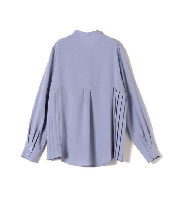 SHIPS for women「【WEB限定】〈手洗い可能〉ストレッチ ジョーゼット プリーツ ブラウス」|シャツ・ブラウス|