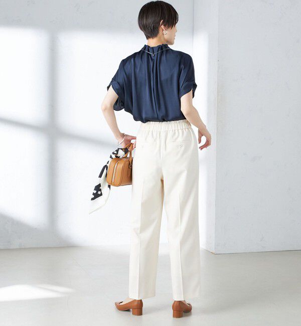 SHIPS for women「〈手洗い可能〉ツイル ストレート パンツ（セットアップ対応）」|その他|