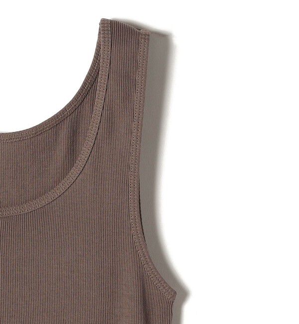 SHIPS for women「オーガニック コットン 2WAY リブ タンクトップ」|タンクトップ|