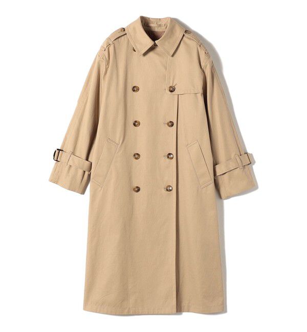 SHIPS for women「SHIPS Primary Navy Label:ギャバ トレンチコート」|トレンチコート|
