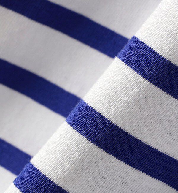 SHIPS for women「〈手洗い可能〉コットン ボーダー クルーネック プルオーバー」|Tシャツ・カットソー|