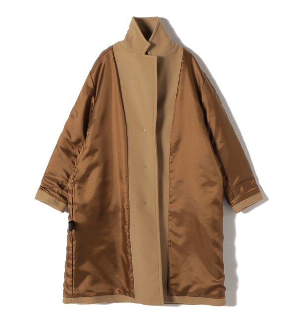 SHIPS for women「SHIPS Primary Navy Label:ウール メルトン シングル チェスター コート」|チェスターコート|