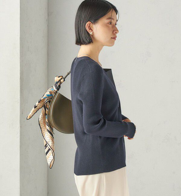 SHIPS for women「〈手洗い可能〉シルク ウール Ｖネック カーディガン」|カーディガン|