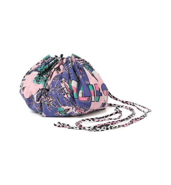 SHIPS for women「【SHIPS別注/PINK RIBBONチャリティー】BINDU: 巾着 バッグ」|ショルダー・メッセンジャー|