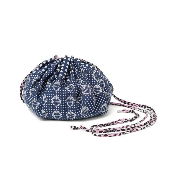SHIPS for women「【SHIPS別注/PINK RIBBONチャリティー】BINDU: 巾着 バッグ」|ショルダー・メッセンジャー|