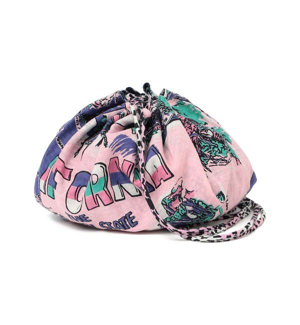 SHIPS for women「【SHIPS別注/PINK RIBBONチャリティー】BINDU: 巾着 バッグ」|ショルダー・メッセンジャー|