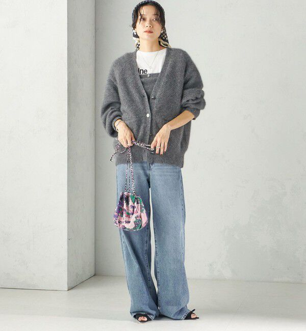 SHIPS for women「【SHIPS別注/PINK RIBBONチャリティー】BINDU: 巾着 バッグ」|ショルダー・メッセンジャー|