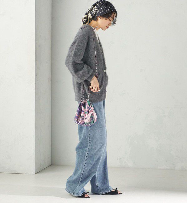SHIPS for women「【SHIPS別注/PINK RIBBONチャリティー】BINDU: 巾着 バッグ」|ショルダー・メッセンジャー|