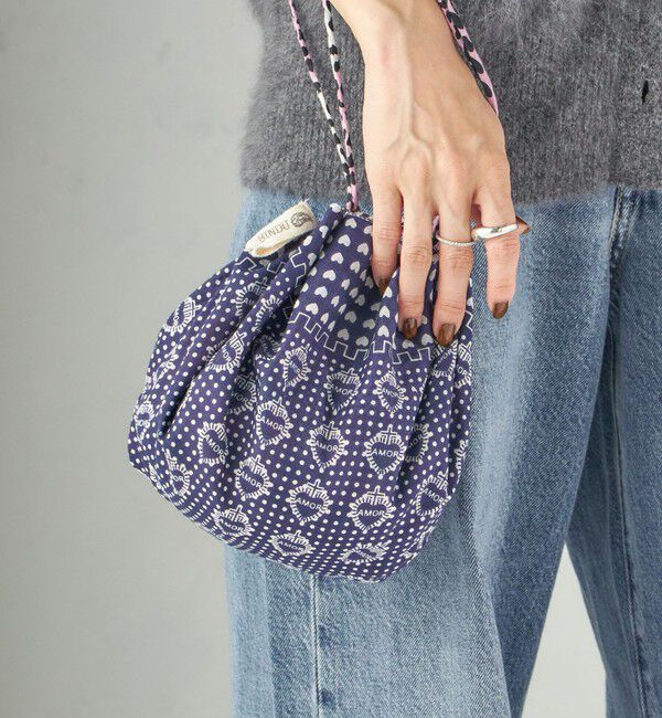 SHIPS for women「【SHIPS別注/PINK RIBBONチャリティー】BINDU: 巾着 バッグ」|ショルダー・メッセンジャー|