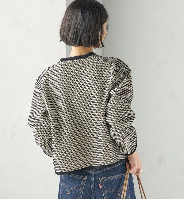 SHIPS for women「《予約》〈手洗い可能〉ジャカード モール カーディガン 26AW」|カーディガン|