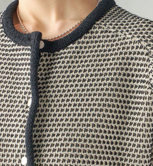SHIPS for women「《予約》〈手洗い可能〉ジャカード モール カーディガン 26AW」|カーディガン|