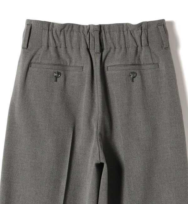 SHIPS for women「《予約》〈防シワ〉〈手洗い可能〉裏起毛 ストレッチ サキソニー タック パンツ」|その他|