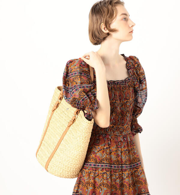 TOMORROWLAND GOODS「HELEN KAMINSKI PINIMIL L BRIDLE トートバッグ」|かごバッグ|