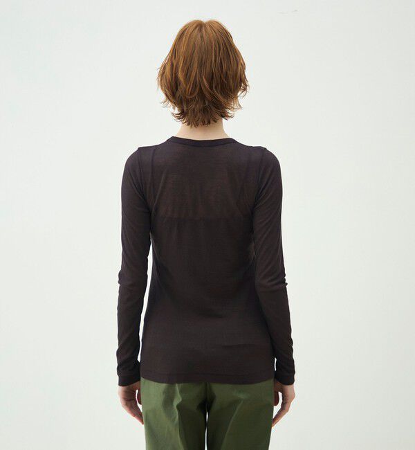 MACPHEE「シアージャージー クルーネックプルオーバー」|Tシャツ・カットソー|