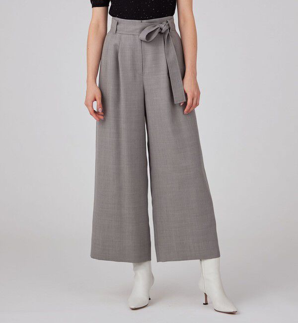 Ballsey「ライトカルゼ ベルテッドパンツ」|スラックス|