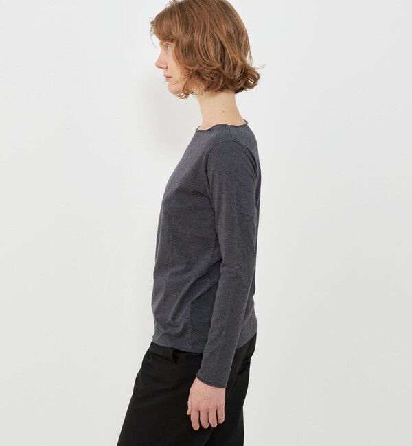GALERIE VIE「スムージーコットン ボートネックプルオーバー」|Tシャツ・カットソー|