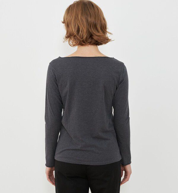 GALERIE VIE「スムージーコットン ボートネックプルオーバー」|Tシャツ・カットソー|
